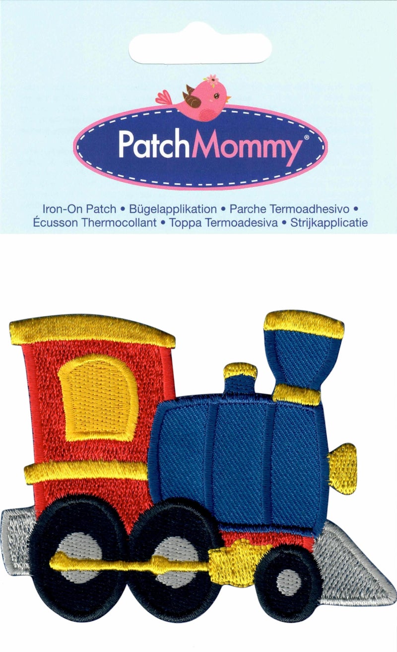PatchMommy Train Patch  Iron On/Sew On - Appliques for Kids Children - Image 3